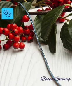 Akuamarin Taşlı İnce Suyolu Bileklik