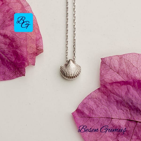 Stoneless White Small İstiridye Necklace